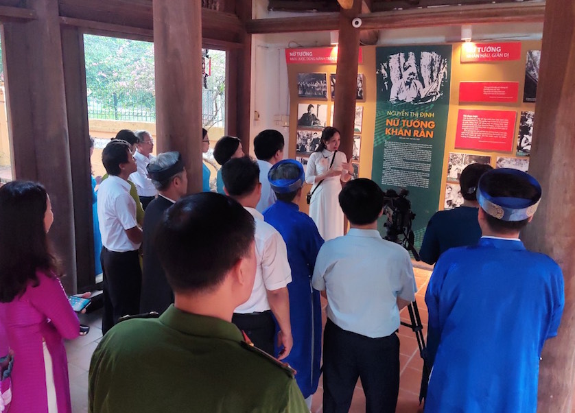 Khánh thành công trình Khu trưng bày hình ảnh về sự nghiệp, thân thế đồng chí Nguyễn Thị Định