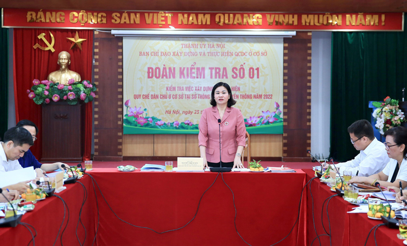 Nêu cao vai trò người đứng đầu trong thực hiện quy chế dân chủ
