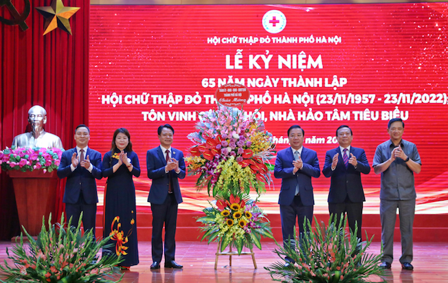 Tôn vinh 65 cán bộ, hội viên Chữ thập đỏ Thủ đô tiêu biểu