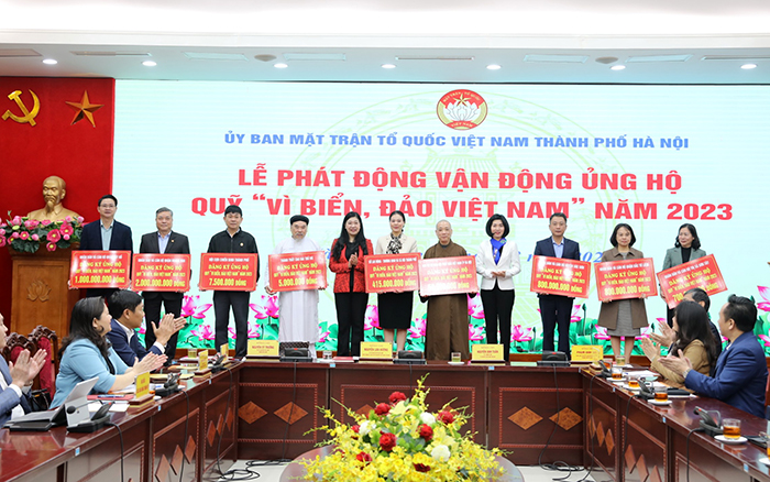 Hà Nội Đăng ký ủng hộ Quỹ Vì biển, đảo Việt Nam gần 31 tỷ đồng