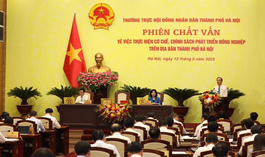 Hà Nội Khai mạc phiên chất vấn về thực hiện cơ chế, chính sách phát triển nông nghiệp