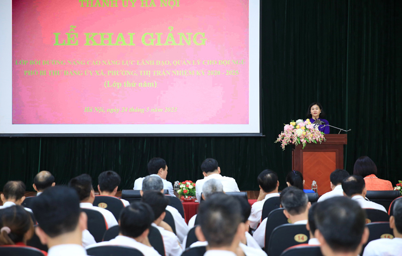 Hà Nội bồi dưỡng nâng cao năng lực lãnh đạo của tổ chức cơ sở Đảng xã, phường, thị trấn