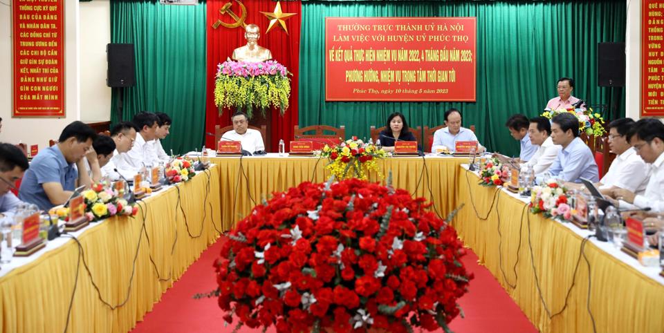 Tập trung quy hoạch phát triển Phúc Thọ theo hướng sinh Thái