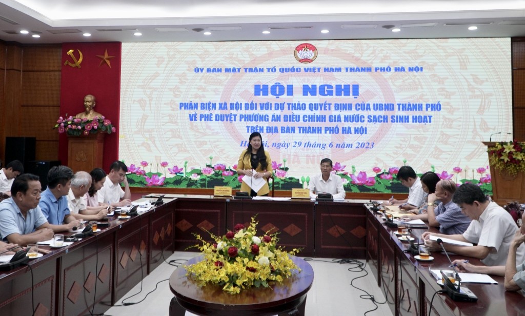 Nhiều ý kiến góp ý dự thảo điều chỉnh tăng giá nước sạch sinh hoạt trên địa bàn Thủ đô