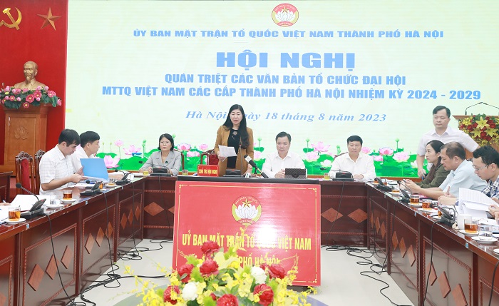 Gần 1 800 cán bộ Mặt trận quán triệt công tác tổ chức Đại hội MTTQ Việt Nam các cấp