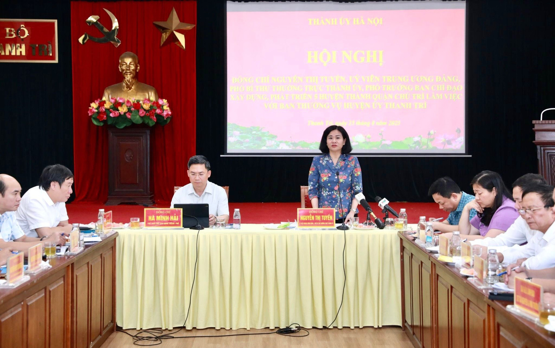 Thanh Trì tập trung hoàn thành sớm các tiêu chí lên quận
