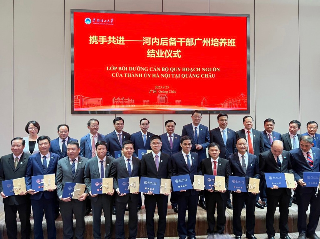 Bí thư Thành ủy Hà Nội Đinh Tiến Dũng thăm và làm việc tại tỉnh Quảng Đông, Trung Quốc