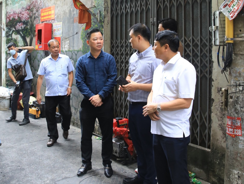 Hà Nội Các quận, huyện phối hợp hỗ trợ nạn nhân vụ cháy tại Khương Hạ