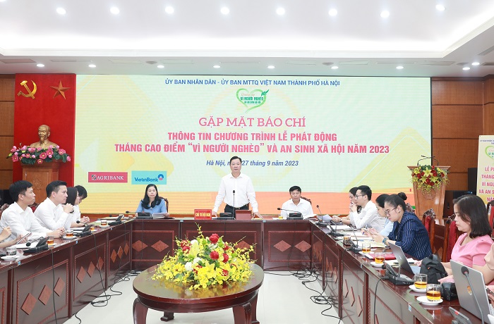 Hà Nội kêu gọi ủng hộ Quỹ “Vì người nghèo” năm 2023