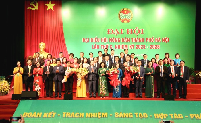 Đại hội Hội Nông dân thành phố Hà Nội Chuyển đổi số và liên kết sản xuất là 2 khâu đột phá