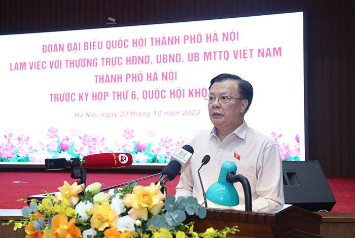 Bí thư Thành ủy Đinh Tiến Dũng Đôn đốc quyết liệt tiến độ các công trình trọng điểm, thiết yếu