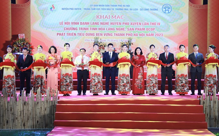 Khai mạc lễ hội vinh danh làng nghề huyện Phú Xuyên