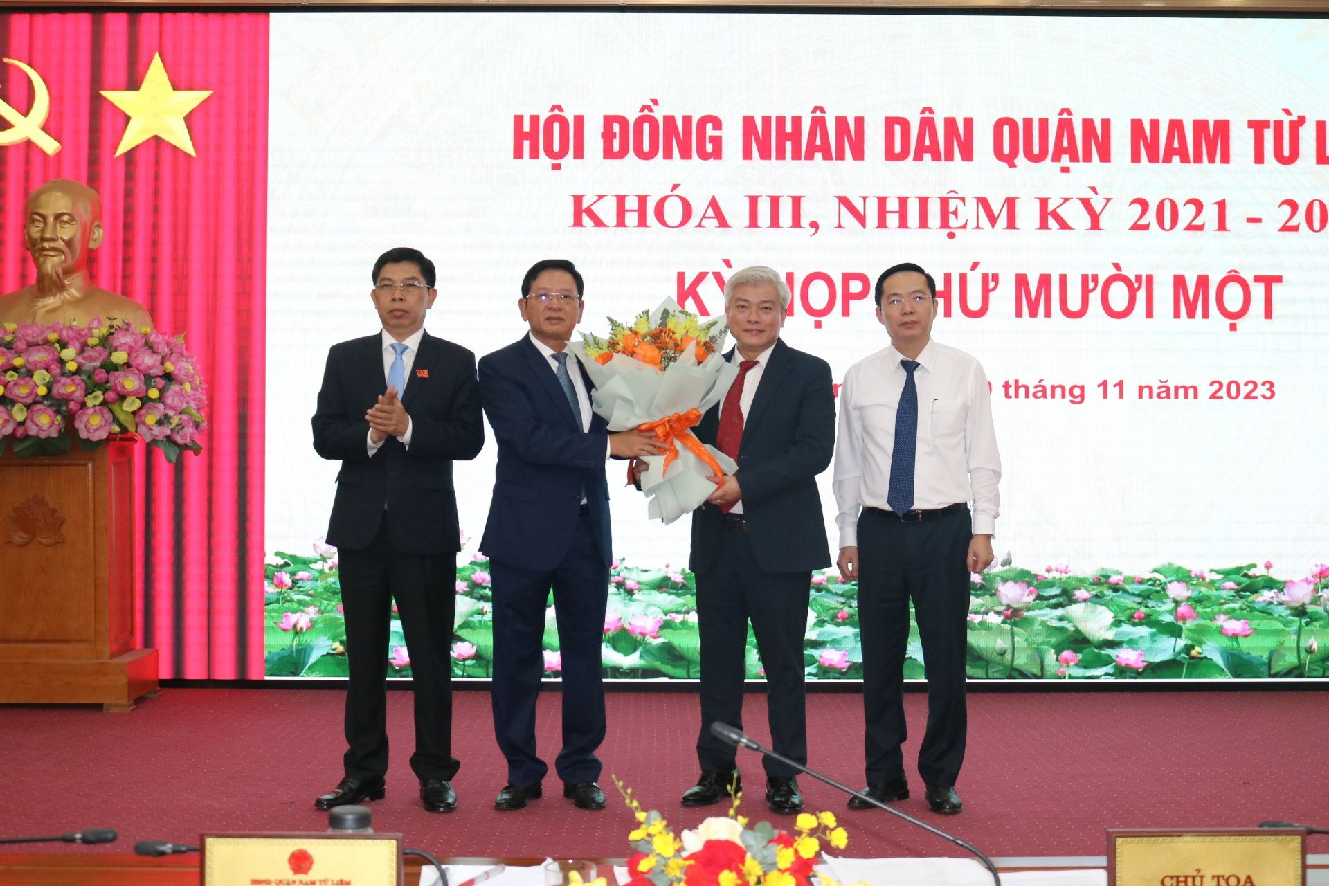 Đồng chí Mai Trọng Thái được bầu là Chủ tịch UBND quận Nam Từ Liêm