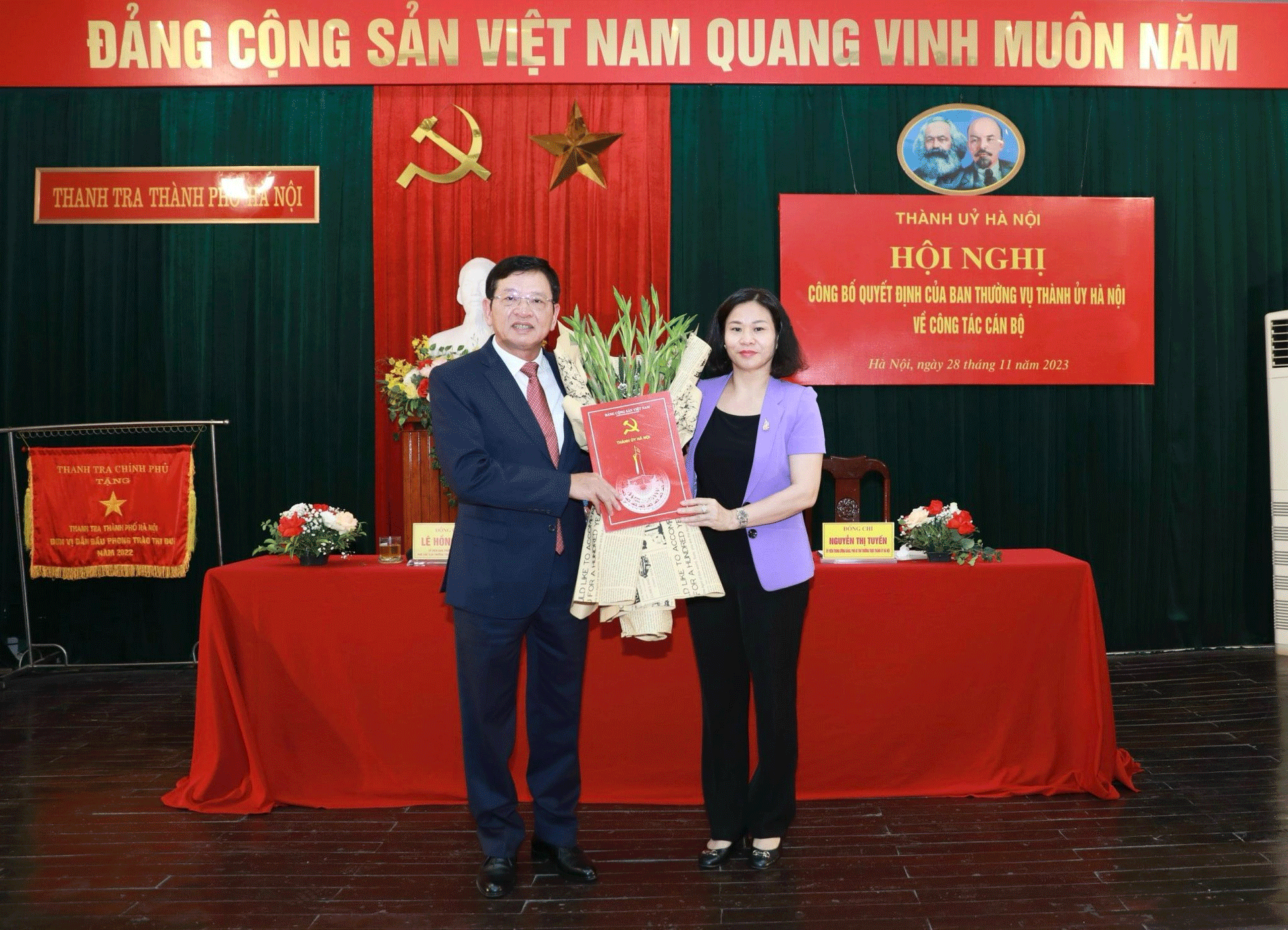 Điều động, bổ nhiệm đồng chí Trần Đức Hoạt làm Chánh Thanh tra thành phố