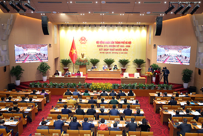 HĐND thành phố Hà Nội thông qua danh sách lấy phiếu tín nhiệm