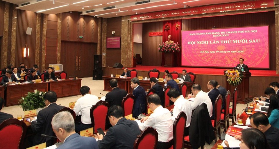Ban Chấp hành Đảng bộ thành phố Hà Nội thảo luận 5 nội dung về công tác xây dựng Đảng