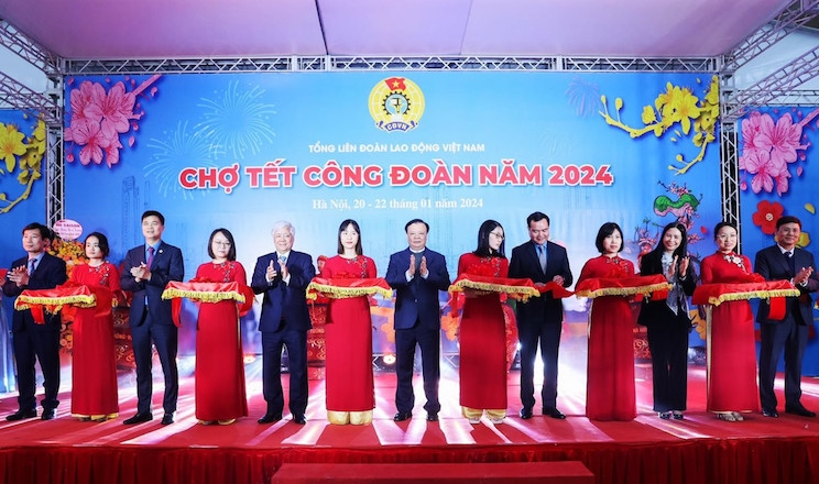Chợ Tết Công đoàn năm 2024