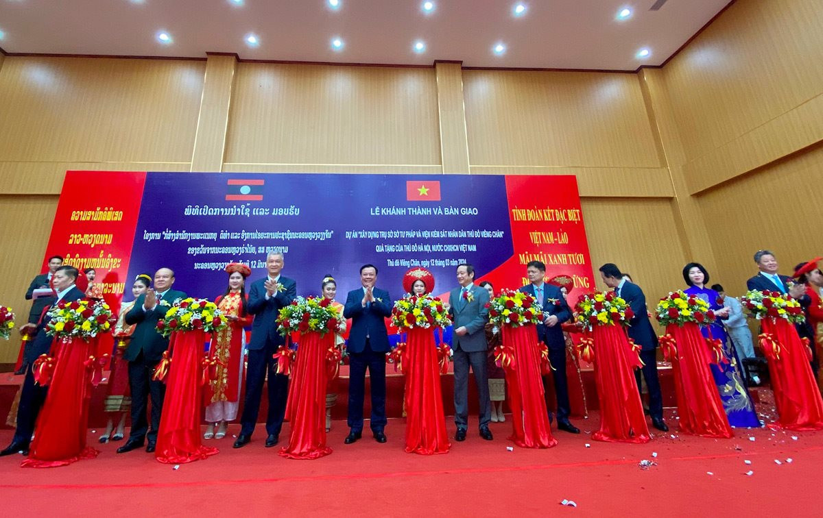 Công trình mang ý nghĩa sâu sắc thể hiện quan hệ hữu nghị đặc biệt Việt Nam và Lào