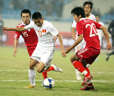 2011年亚洲杯预选赛小组赛：越南1：2负于中国