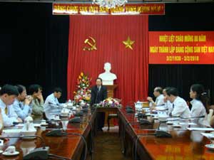 Kỷ niệm 80 năm ngày thành lập Đảng tại Lào