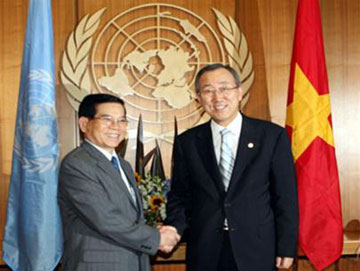 Liên hợp quốc năm 2009 Vai trò Liên hợp quốc, vai trò và uy tín của Việt Nam gia tăng