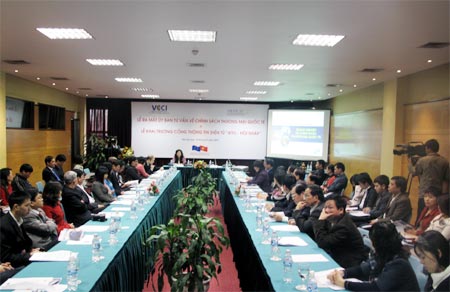 VCCI launched the Portal on WTO and Economic Integration