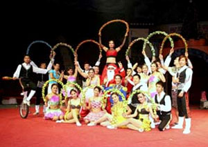 Ra mắt chương trình nghệ thuật xiếc chào đón năm mới 2010