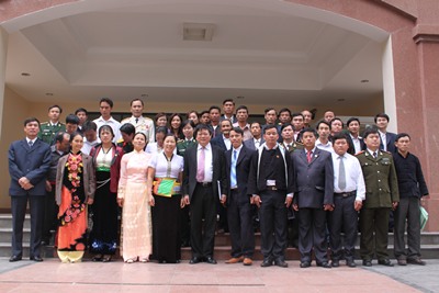 Gặp mặt đoàn đại biểu điển hình tiên tiến trong 4 năm thực hiện Cuộc vận động tỉnh Lai Châu