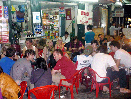 There is a foreigners’ street in Hanoi