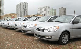 Auto sales surge, but down on December
