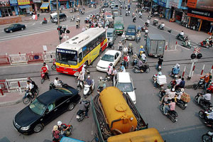 Hà Nội Tổ chức phân luồng giao thông tại các nút giao thông, tuyến đường trọng điểm