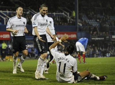 英超 切尔西5-0距曼联1分