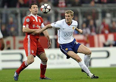 冠军杯 鲁尼破门奥利奇最后一秒绝杀拜仁2-1曼联