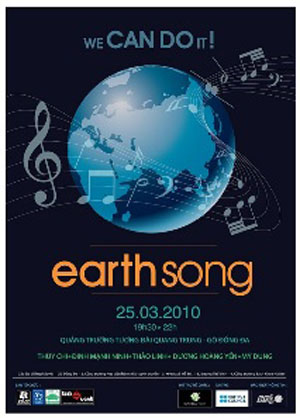 为响应“地球一小时”活动，河内将举行《地球之歌》音乐晚会