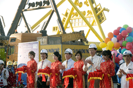 PTSC loaded biggest ever wellhead platform jacket in Vung Tau City