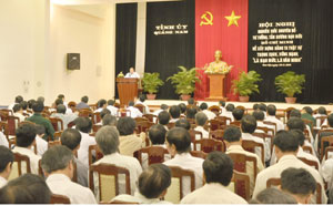 Quảng Nam Hội nghị học tập chuyên đề Tư tưởng, tấm gương đạo đức Hồ Chí Minh