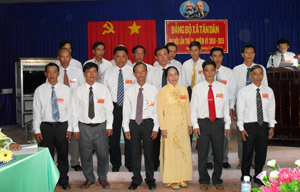 Cà Mau Đảng bộ xã Tân Dân, huyện Đầm Dơi tiến hành thành công đại hội điểm