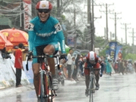 Cyclist wins silver medal at Asian champs