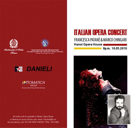 Italian opera concert to welcome Thang Long - Hanoi 1000 millennium anniversary