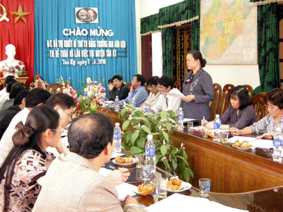 Tân Kỳ, Nghệ An Kết hợp chặt chẽ thực hiện Cuộc vận động với phát triển kinh tế - xã hội