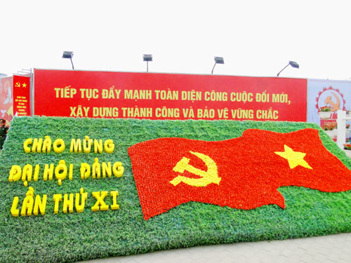 Trung tâm Hội nghị Quốc gia - Rực rỡ trong những ngày diễn ra Đại hội lần thứ XI của Đảng