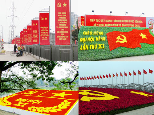 Các địa phương tổ chức báo cáo kết quả và chào mừng thành công Đại hội XI của Đảng