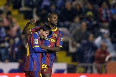 巴萨４：０胜拉科鲁尼亚