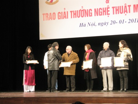 Hội Nghệ sĩ Múa Việt Nam tổng kết công tác và trao giải thưởng năm 2010