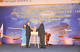 First Vietnamese firm received US aircraft maintenance FAR -145 certificate