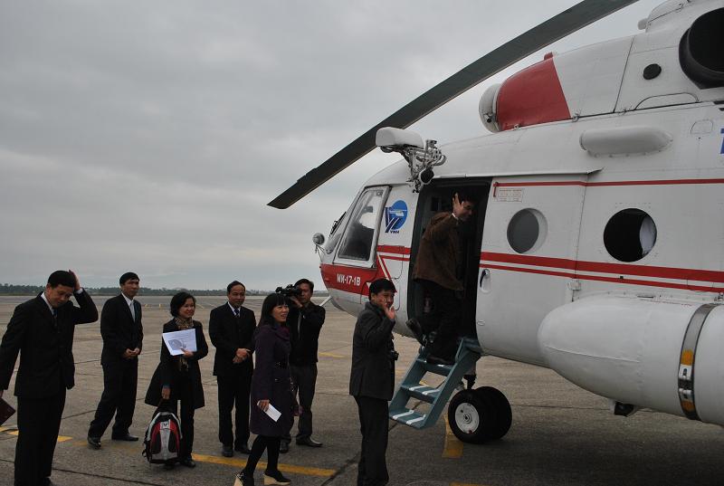 First helicopter tour launched