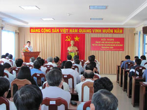 Đồng Tháp Tổng kết 4 năm thực hiện Cuộc vận động “Học tập và làm theo tấm gương đạo đức Hồ Chí Minh”