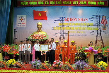 Hà Giang Công ty Điện lực kỷ niệm 20 năm trưởng thành, phát triển