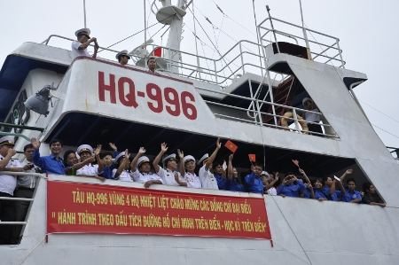 Kết thúc tốt đẹp “Hành trình theo dấu tích đường Hồ Chí Minh trên biển, Học kỳ trên biển”