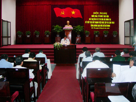 Cần Thơ Tiếp tục đẩy mạnh học tập và làm theo tấm gương đạo đức Hồ Chí Minh